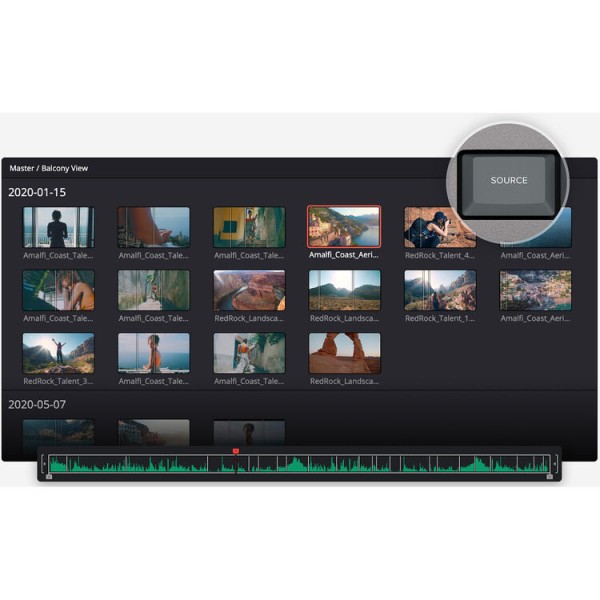 Blackmagic Design DaVinci Resolve Speed Editor Video Editing Keyboard