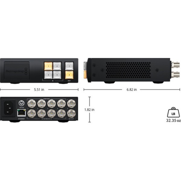 Blackmagic Design Videohub Mini 4x2 12G Video Router