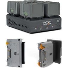 Anton Bauer 99Wh Starter Kit for ARRI ALEXA 35 (4x 26V 99Wh GM+ Batteries, LP4 Charger, Plate, Sharkfin)