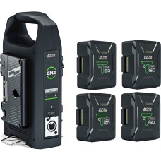 Anton Bauer Titon 144Wh Gold Mount 4-Battery Kit with GM2 Charger