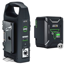 Anton Bauer Titon Micro 156Wh Gold Mount 2-Battery Kit with GM2 Charger