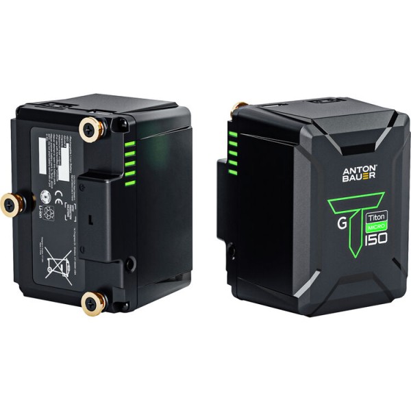 Anton Bauer Titon Micro 156Wh Gold Mount 2-Battery Kit with GM2 Charger