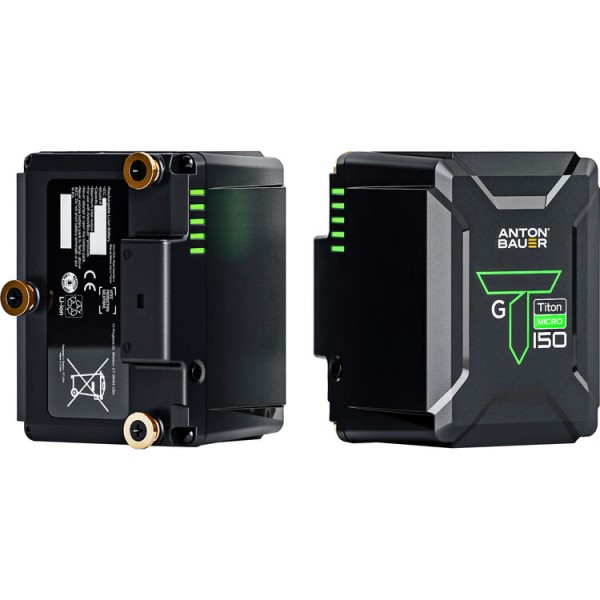 Anton Bauer Titon Micro 156Wh Gold Mount 2-Battery Kit with GM2 Charger