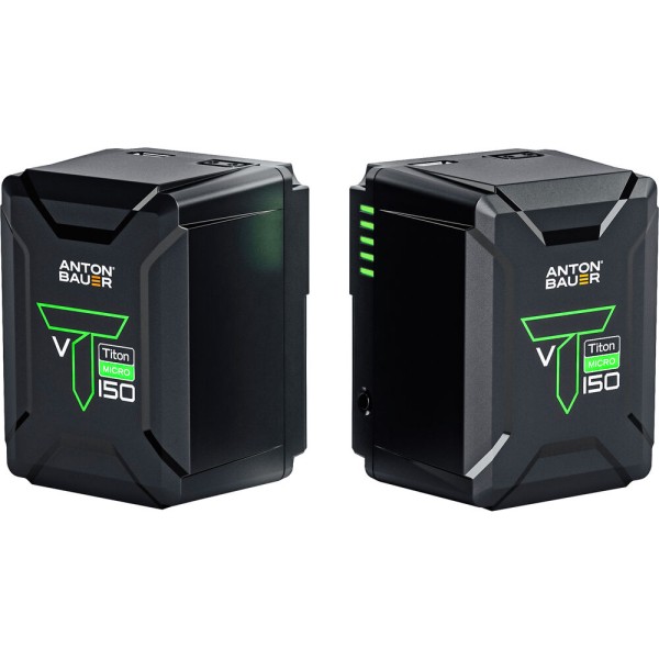 Anton Bauer Titon Micro 156Wh V-Mount 2-Battery Kit with VM2 Charger