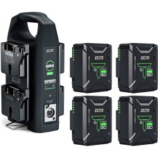 Anton Bauer Titon Micro 94Wh Gold Mount 4-Battery Kit with GM4 Charger