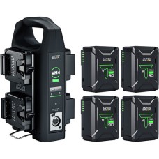 Anton Bauer Titon Micro 94Wh V-Mount 4-Battery Kit with VM4 Charger