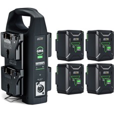 Anton Bauer Titon Micro 156Wh Gold Mount 4-Battery Kit with GM4 Charger