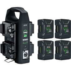 Anton Bauer Titon Micro 156Wh V-Mount 4-Battery Kit with VM4 Charger