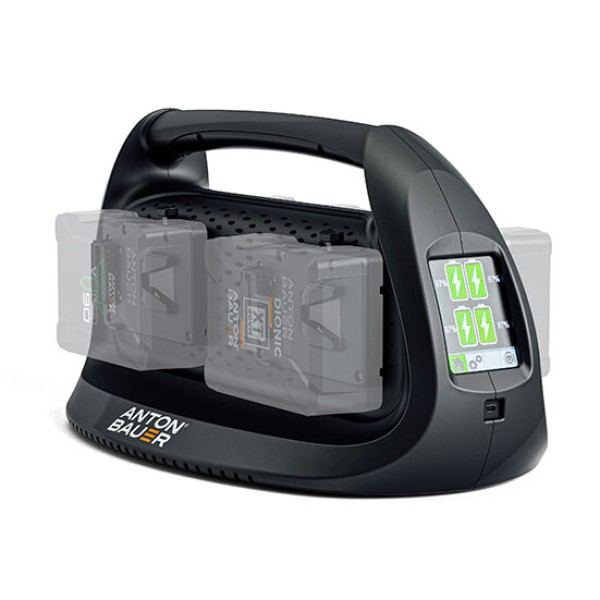 Anton Bauer Performance Quad V-Mount Charger with Discharge Module (150W)