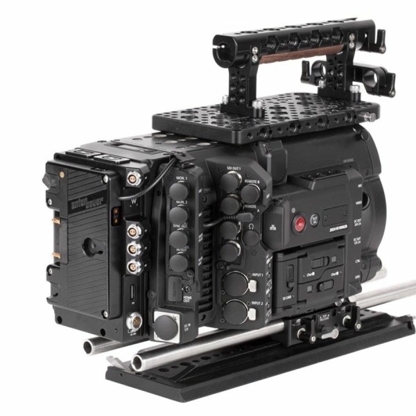 Anton Bauer Wooden Camera D-Box Gold Mount Battery Bracket for Canon C700