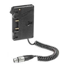 Anton Bauer QRC-DUAL-PT Gold Mount Plate (4-Pin XLR, 2x P-Taps)