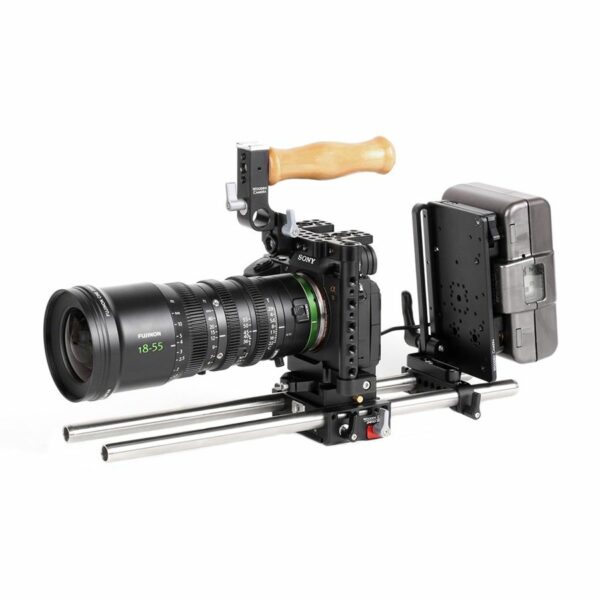 Anton Bauer Wooden Camera Gold Mount Bracket for Sony A9 / A7rIII (Dummy FP-NZ100)