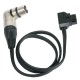 Anton Bauer PowerTap to Right Angle 4-Pin XLR Female Cable (50cm)