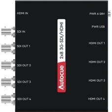 Autoscript 2x8 SDI/HDMI Splitter Adaptor (with PSU & HDMI Cable)
