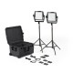 Litepanels Astra IP 1x1 Traveler Duo Gold/V-Mount Kit (EU Power Cable)