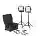 Litepanels Astra IP 1x1 Traveler Duo Gold/V-Mount Kit (UK Power Cable)