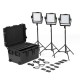 Litepanels Astra IP 1x1 Traveler Trio Gold/V-Mount Kit (UK Power Cable)