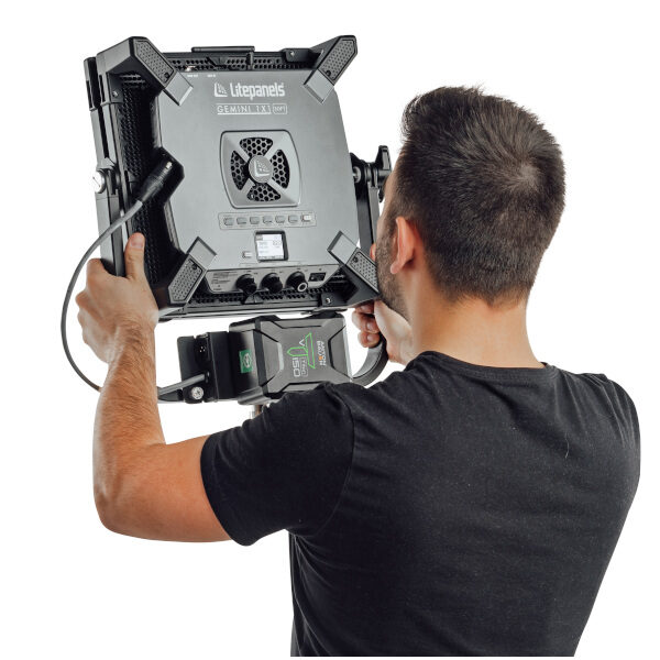 Litepanels Gemini 1x1 Soft RGBWW LED Panel (Standard Yoke, UK Power Cable)