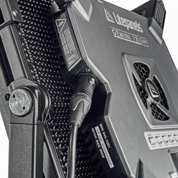Litepanels Gemini 1x1 Soft RGBWW LED Panel (Standard Yoke, Bare Ends Cable)