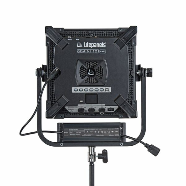 Litepanels Gemini 1x1 Hard RGBWW LED Panel (Standard Yoke, UK Power Cable)