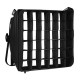 Litepanels Gemini 1x1 40° Snapgrid Eggcrate for Snapbag Softbox