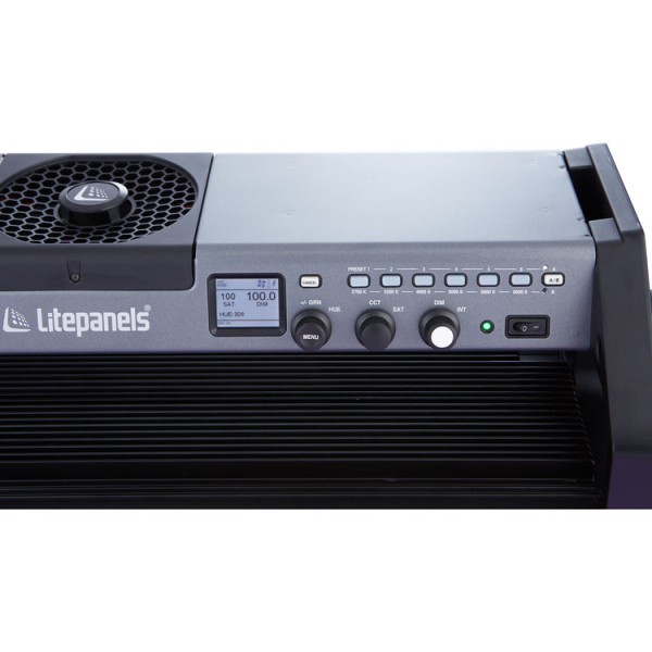 Litepanels Gemini 2x1 Soft RGBWW LED Panel (Pole-Operated Yoke, Bare Ends Cable)