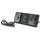 Litepanels Gemini Dual Gold Mount Battery Bracket with XLR Cable (14.4V)