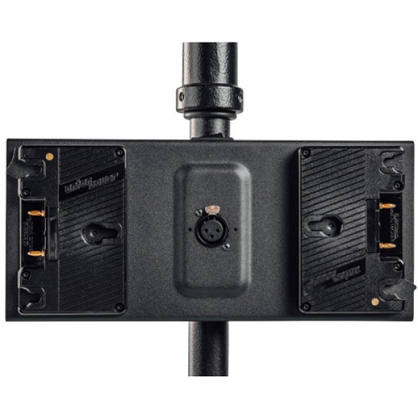 Litepanels Gemini Dual Gold Mount Battery Bracket with XLR Cable (14.4V)