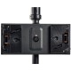 Litepanels Gemini Dual Gold Mount Battery Bracket with XLR Cable (14.4V)