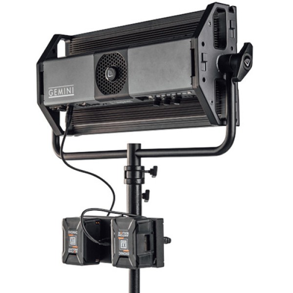 Litepanels Gemini Dual Gold Mount Battery Bracket with XLR Cable (14.4V)