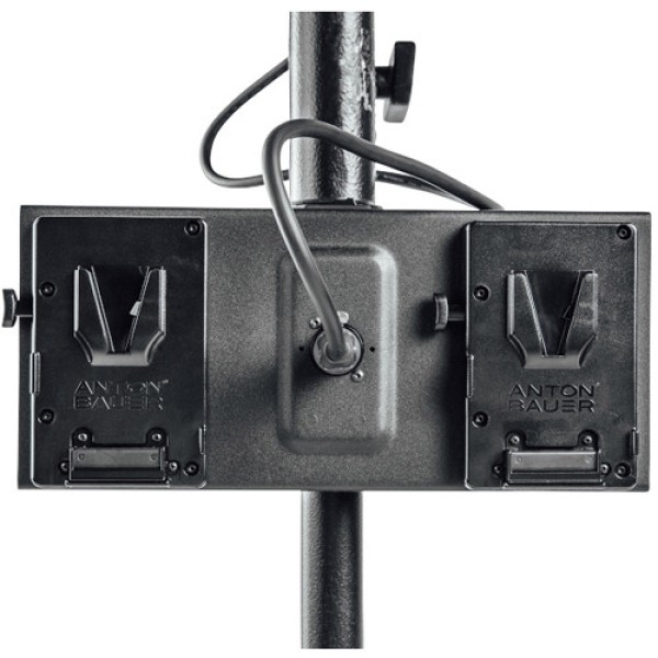 Litepanels Gemini Dual V-Mount Battery Bracket with XLR Cable (14.4V)