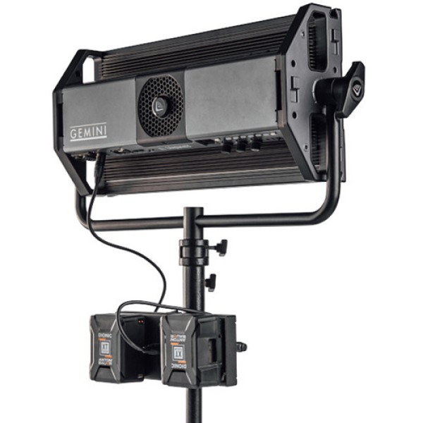 Litepanels Gemini Dual V-Mount Battery Bracket with XLR Cable (14.4V)
