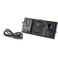 Litepanels Gemini Dual V-Mount Battery Bracket with XLR Cable (14.4V)
