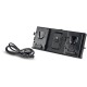 Litepanels Gemini Dual V-Mount Battery Bracket with XLR Cable (14.4V)