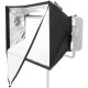 Litepanels  Gemini 2x1 Horizontal Array SNAPBAG Softbox (Includes Half Grid Cloth)