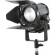 Litepanels Sola 4+ Daylight 10cm LED Fresnel (Manual Yoke, 4-Leaf Barndoors)