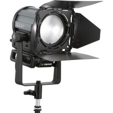 Litepanels Sola 4+ Daylight 10cm LED Fresnel (Manual Yoke, 4-Leaf Barndoors)